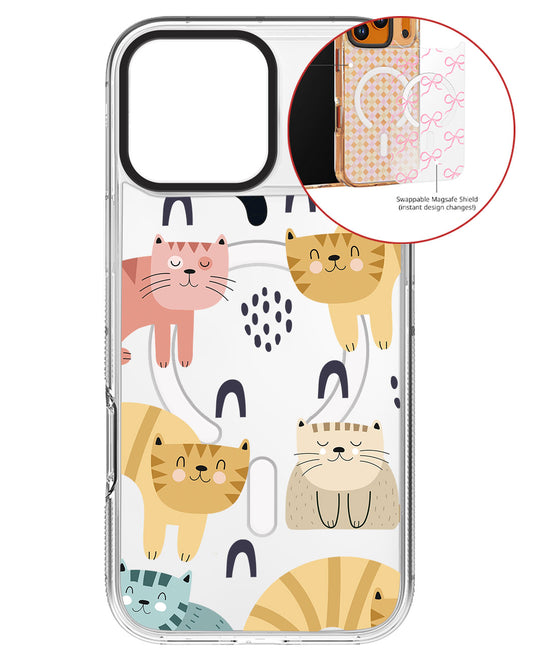 Magsafe Swappable Plate - Rainbow Meow 1.0