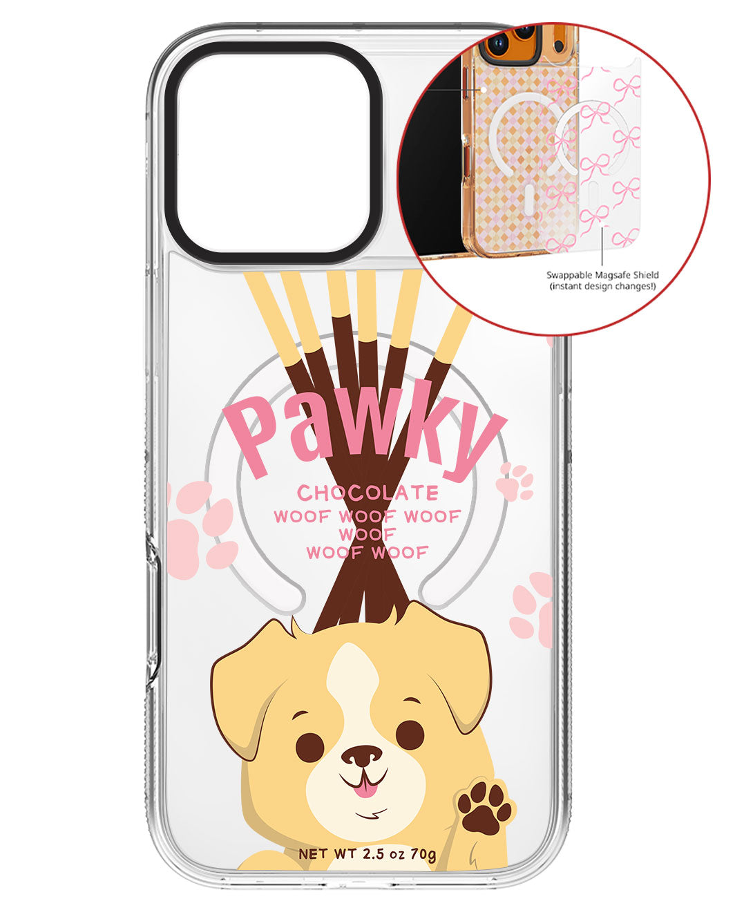 Magsafe Swappable Plate - Pawky Dog