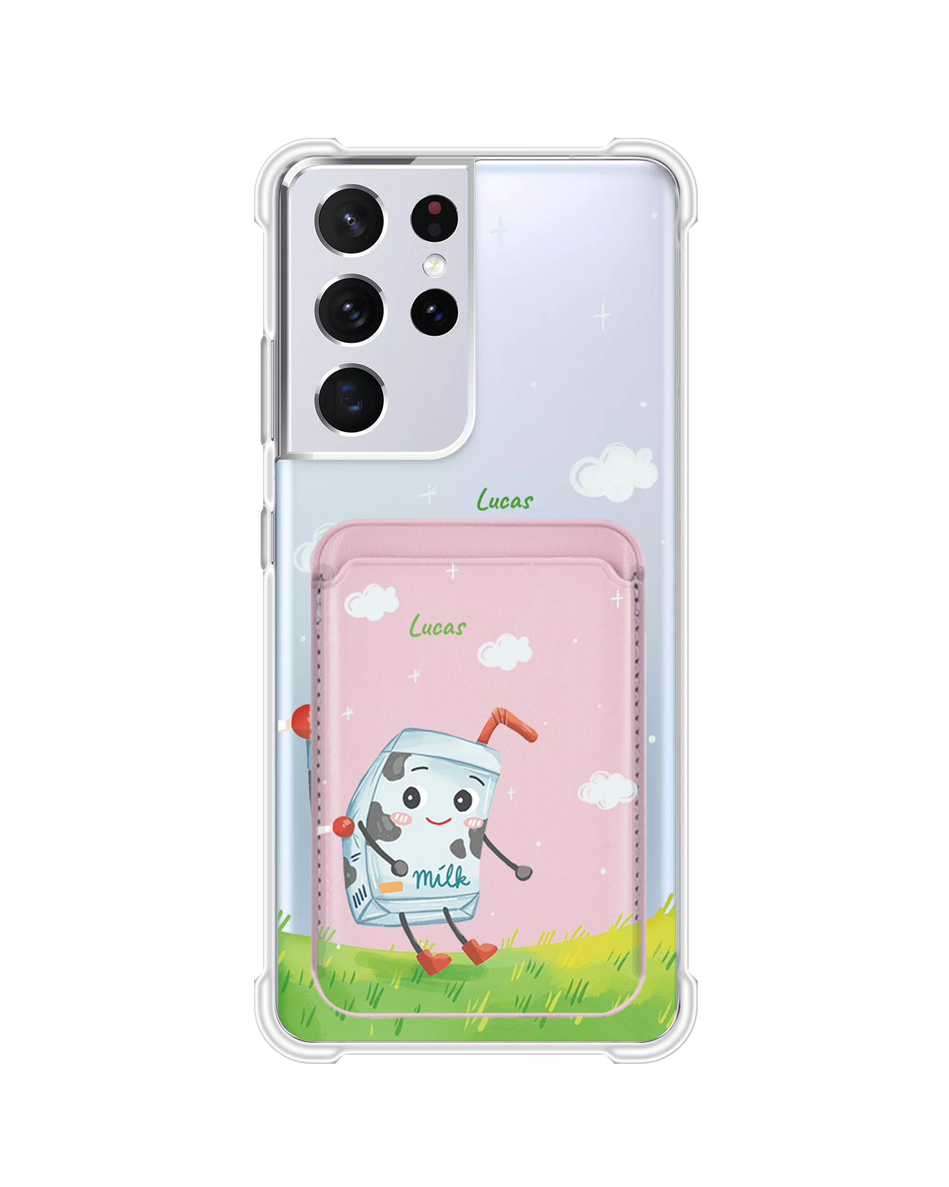Android Magnetic Wallet Case - Milk To My Cookies (Couple Case)