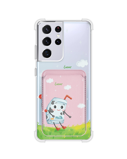 Android Magnetic Wallet Case - Milk To My Cookies (Couple Case)