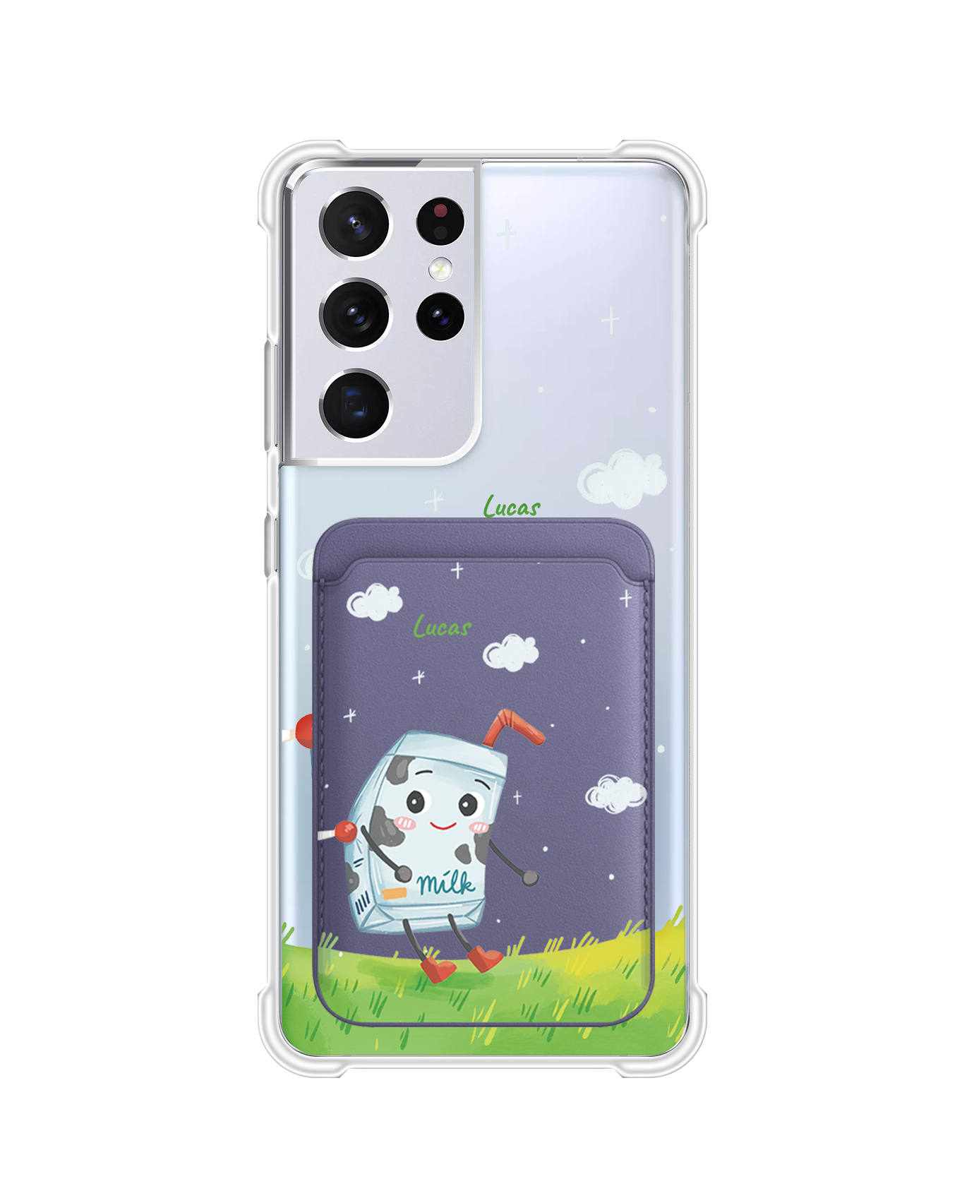 Android Magnetic Wallet Case - Milk To My Cookies (Couple Case)