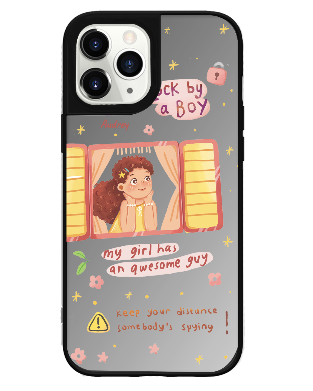 iPhone Mirror Grip - Crush Girl (Couple Case)