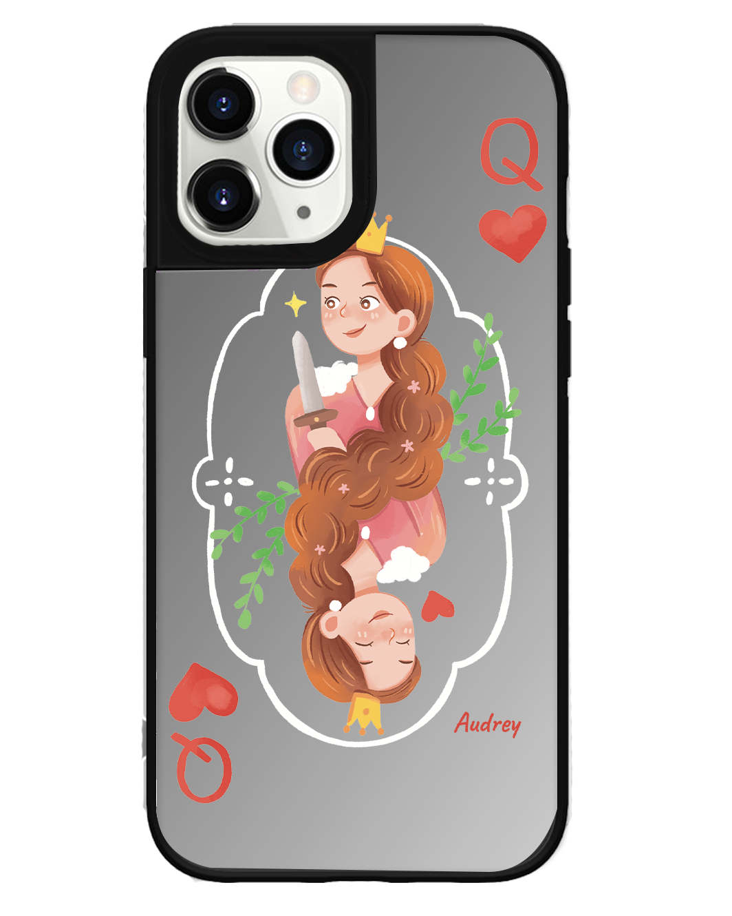 iPhone Mirror Grip - Queen (Couple Case)