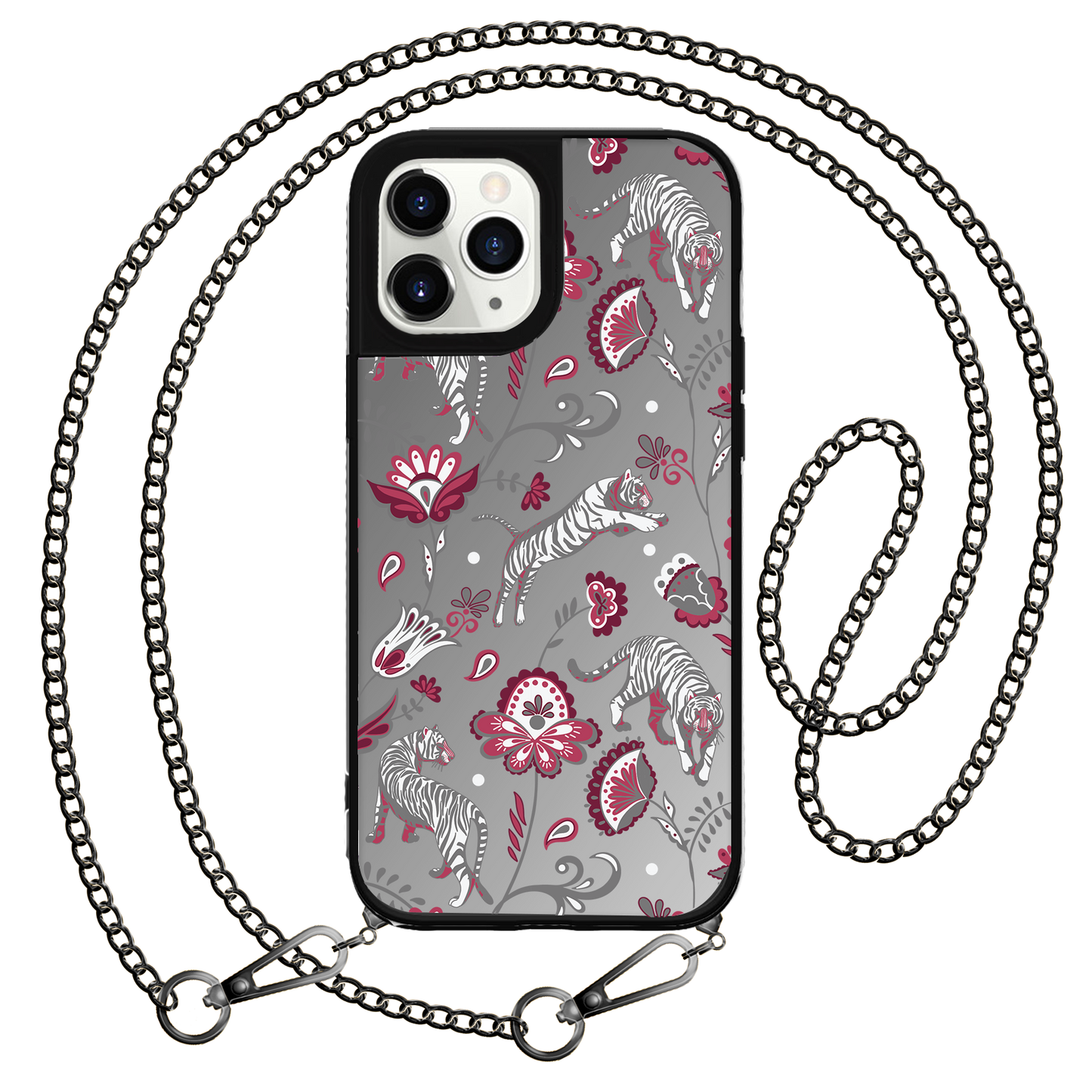 iPhone Mirror Grip - Tiger & Floral 6.0