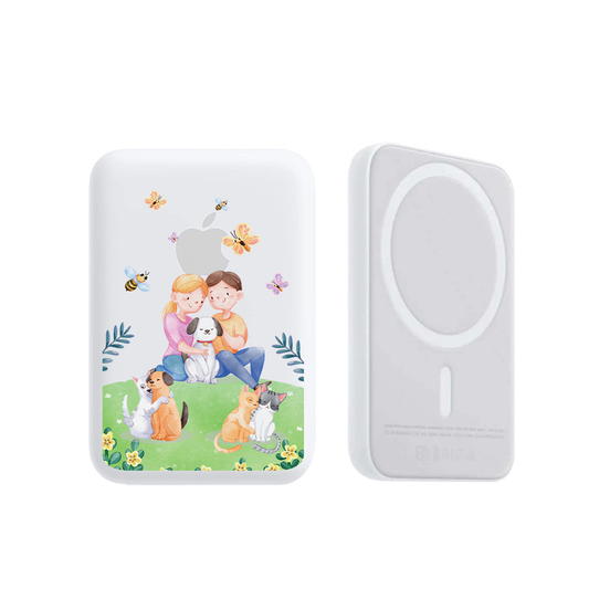 Magnetic Wireless Powerbank - Adorable Animals