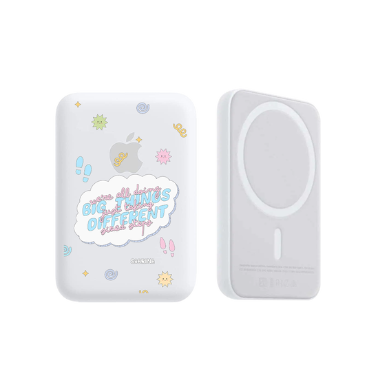 Magnetic Wireless Powerbank - Different Steps