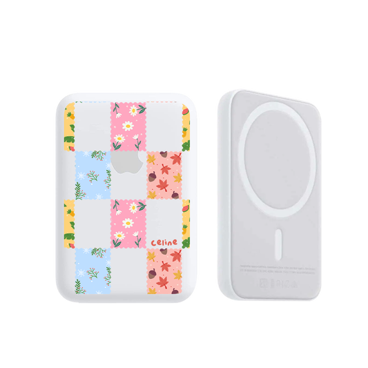 Magnetic Wireless Powerbank - Four Seasons