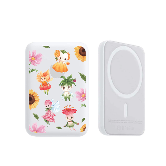 Magnetic Wireless Powerbank - Magical Garden