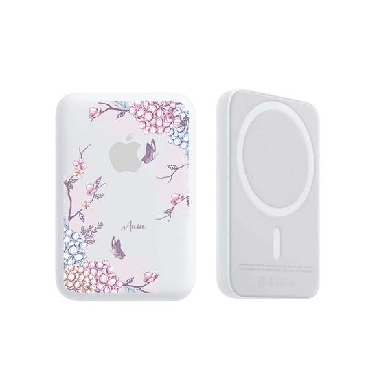 Magnetic Wireless Powerbank - Batik Floral