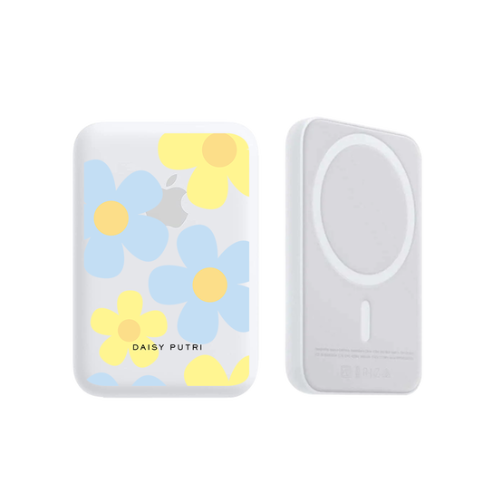 Magnetic Wireless Powerbank - Daisy Skies