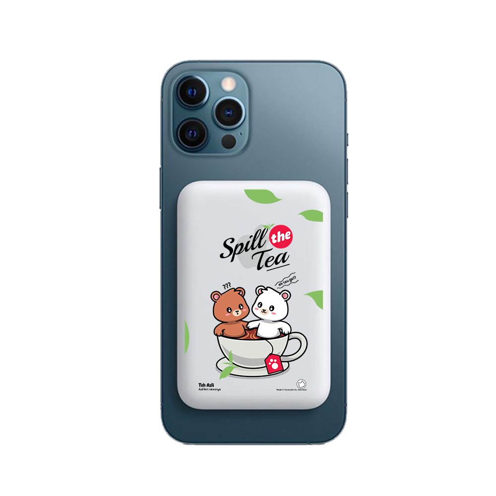 Magnetic Wireless Powerbank - Spill the Tea