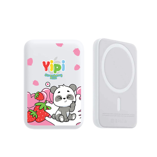 Magnetic Wireless Powerbank - Yipi Strawberry Kiss