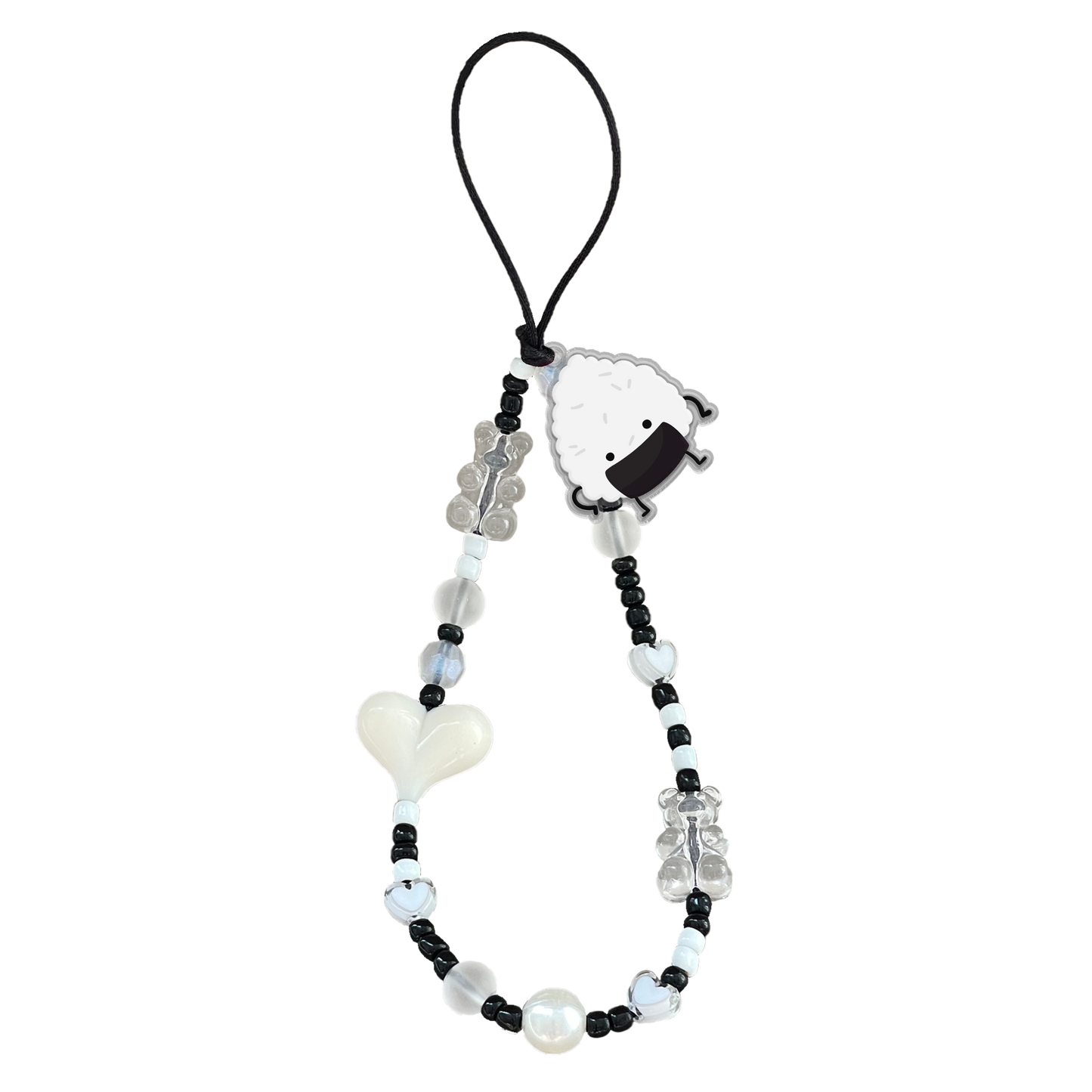Beaded Strap with Acrylic Charm - Omakase