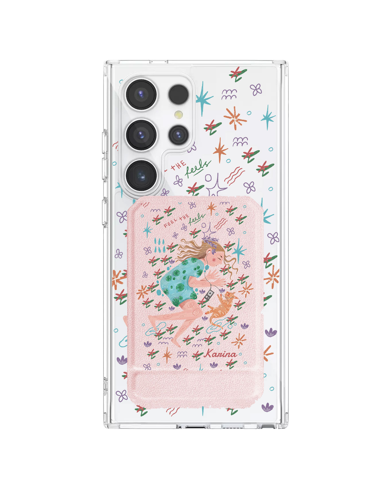 Android Magnetic Multifold Wallet - Feel the Feels