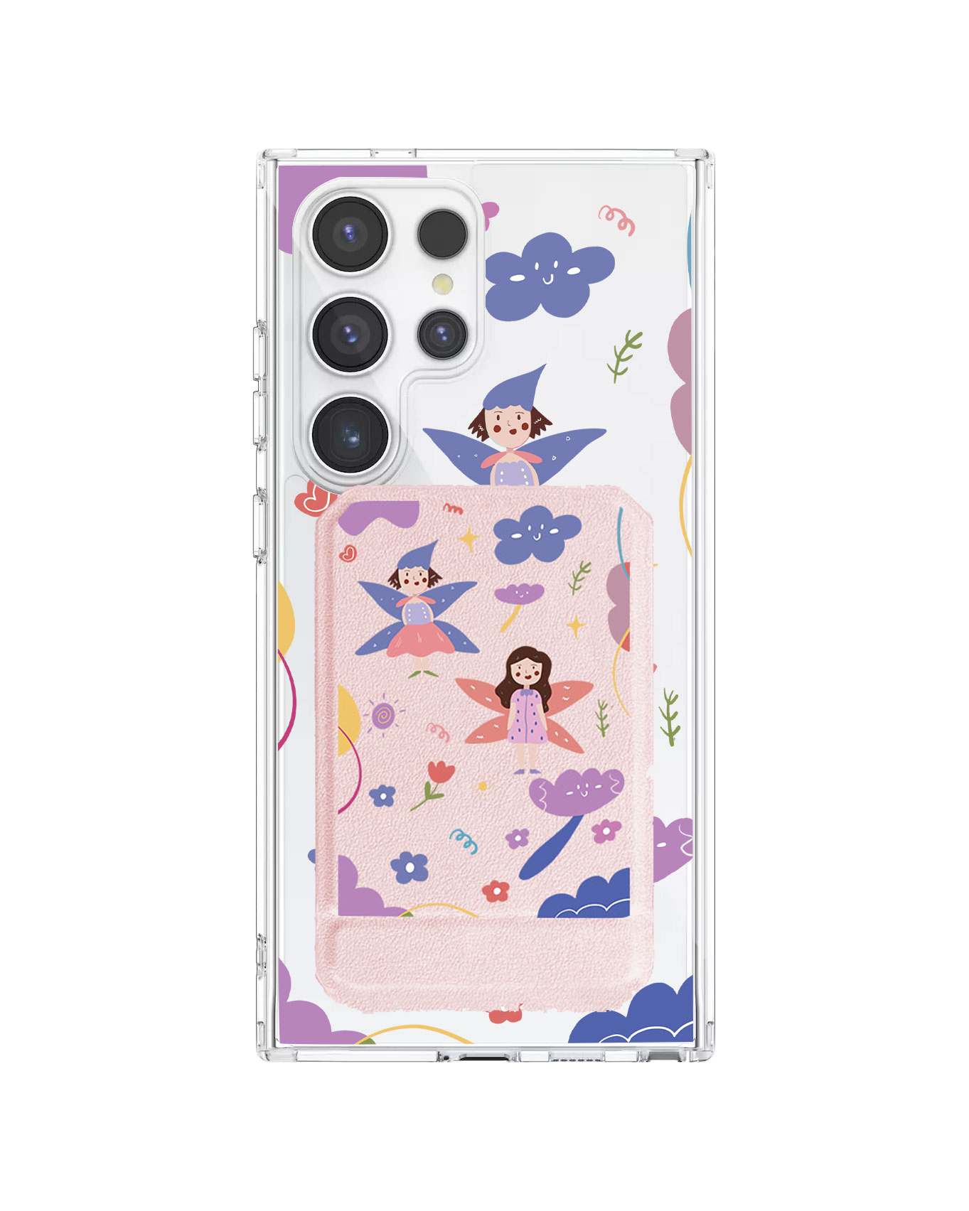 Android Magnetic Multifold Wallet - Fairy Pattern