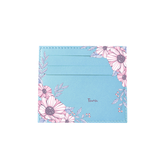6 Slots Card Holder - Pink Blossom