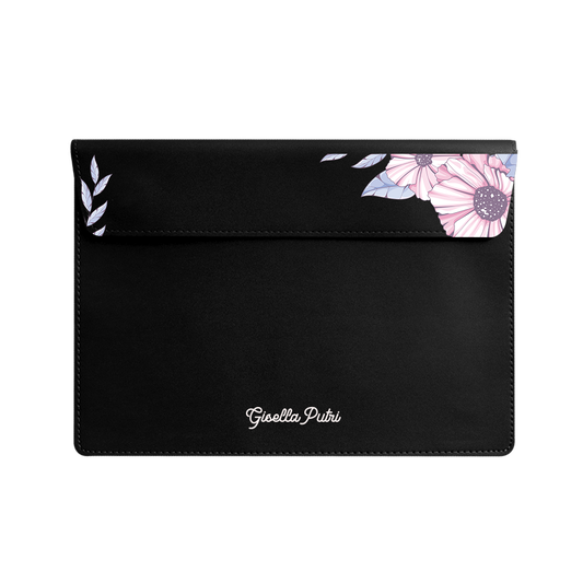 Vegan Leather Sleeve - Pink Blossom