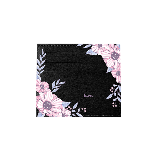 6 Slots Card Holder - Pink Blossom