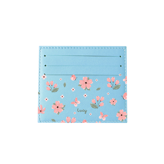 6 Slots Card Holder - Pink Delight