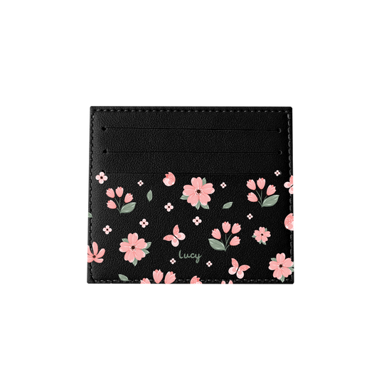 6 Slots Card Holder - Pink Delight