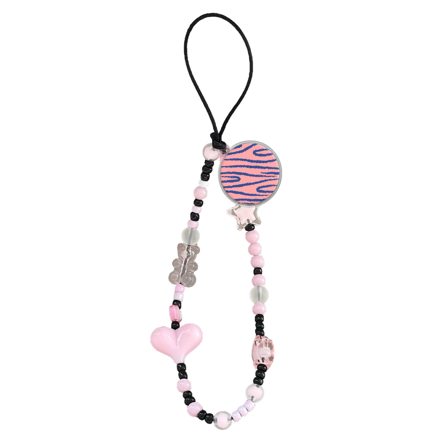 Beaded Strap with Acrylic Charm - Planetarium 2.0