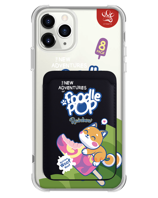 iPhone Magnetic Wallet Case - Poodle Pop