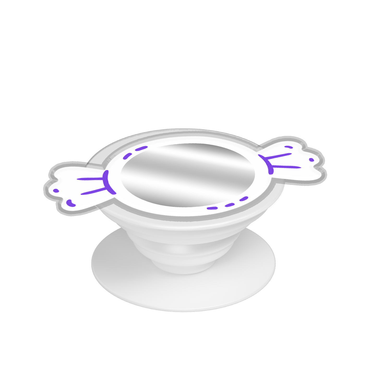 Pop Up Grip Mirror - Puppy Monster