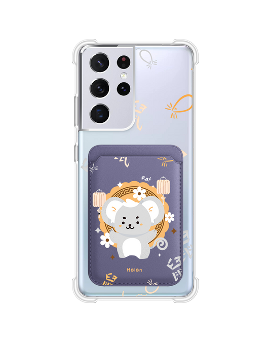 Android Magnetic Wallet Case - Rat (Chinese Zodiac / Shio)