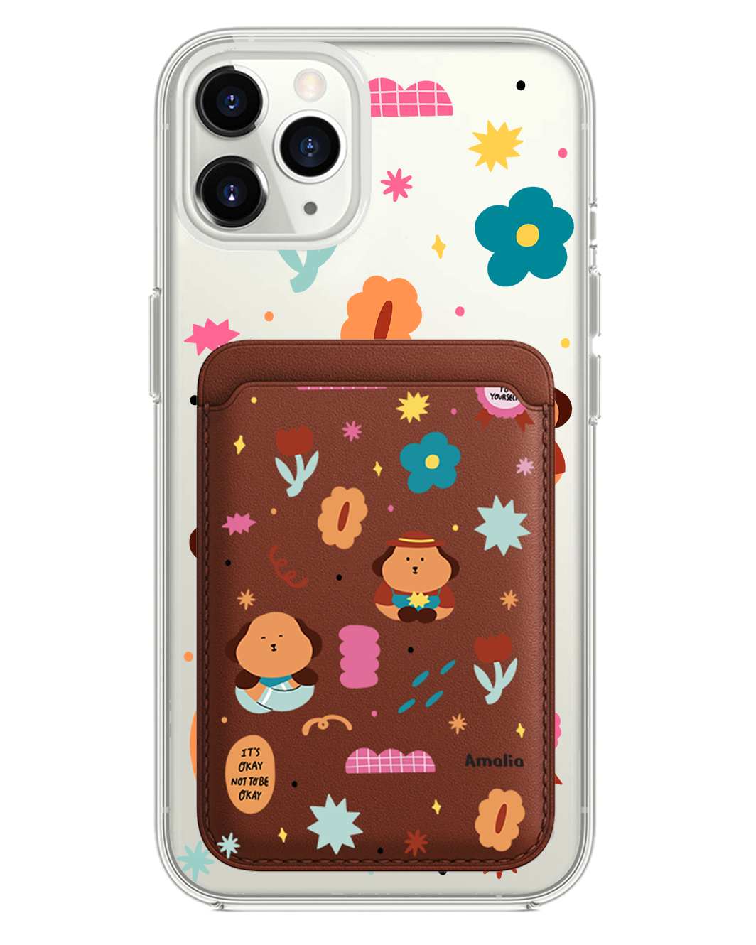 iPhone Magnetic Wallet Case - Selflove Garden
