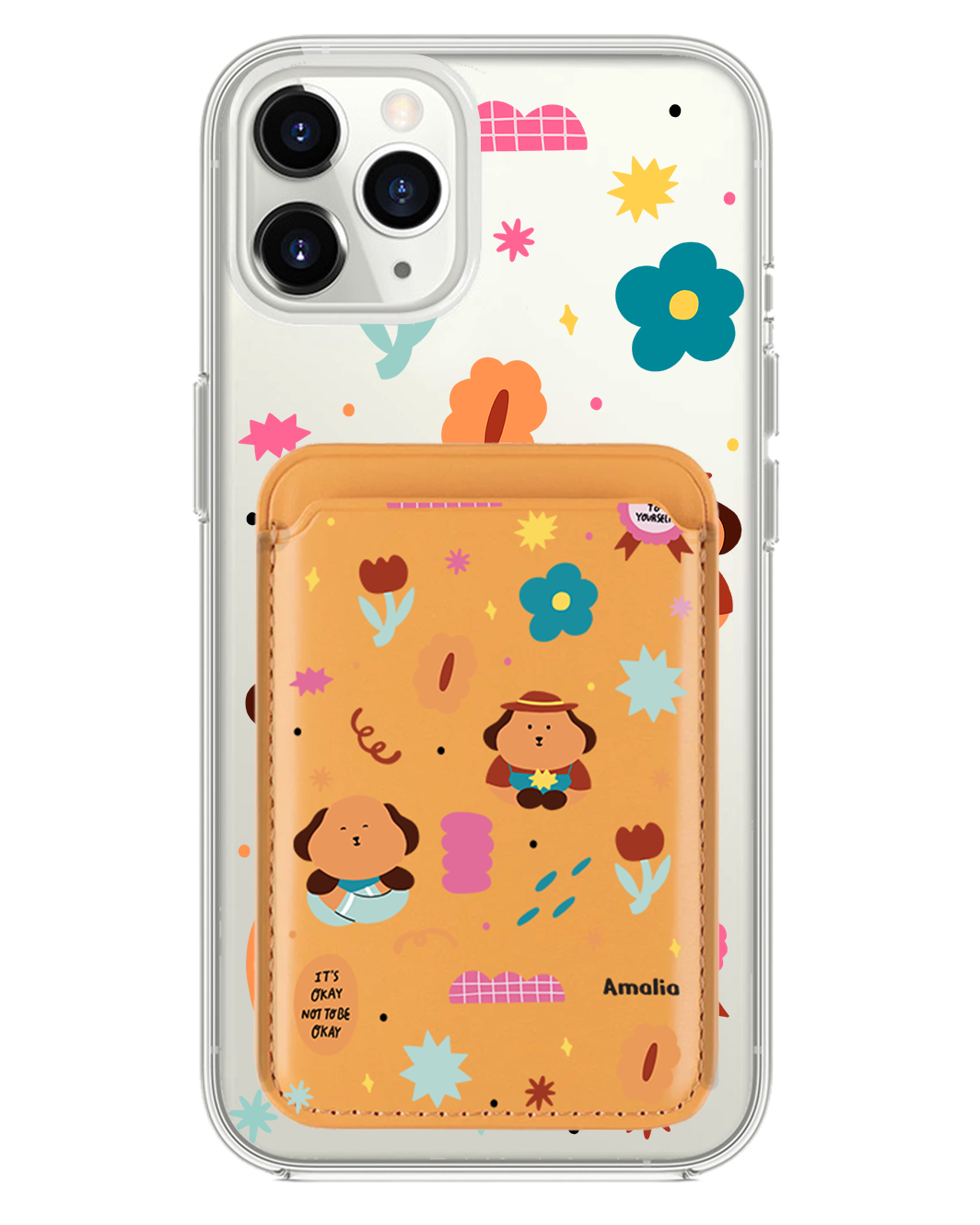 iPhone Magnetic Wallet Case - Selflove Garden