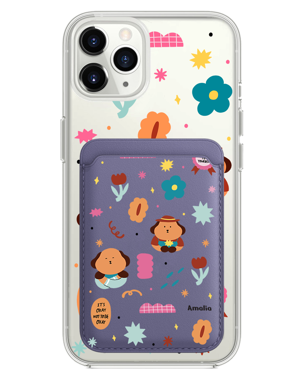 iPhone Magnetic Wallet Case - Selflove Garden