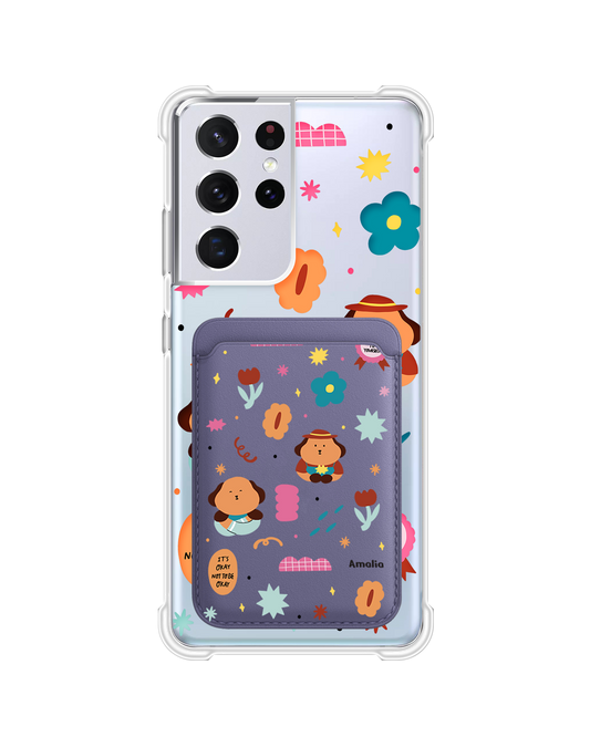 Android Magnetic Wallet Case - Selflove Garden