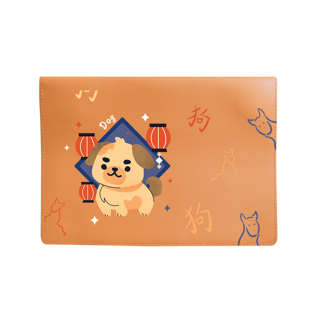 Vegan Leather Sleeve - Dog (Chinese Zodiac / Shio)