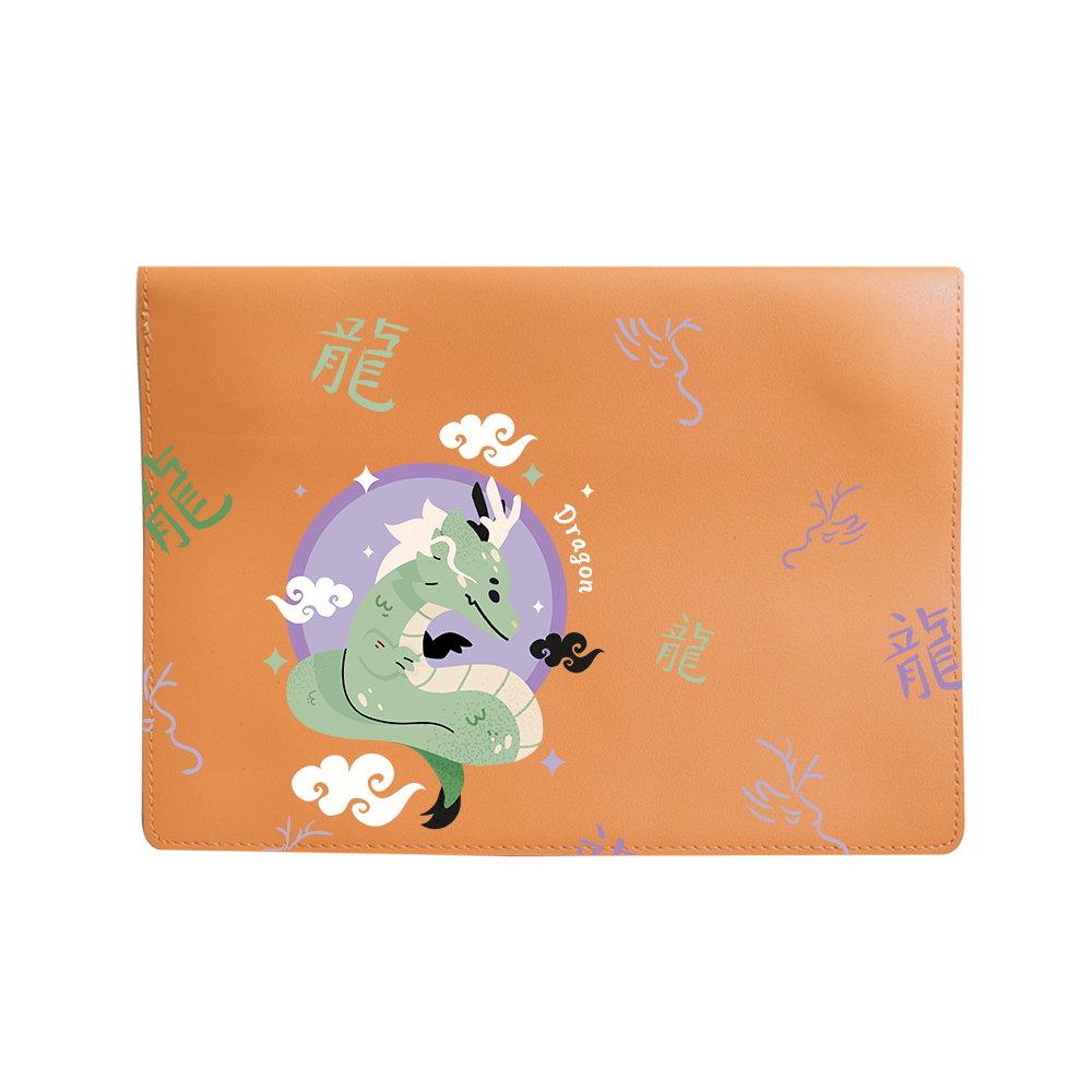 Vegan Leather Sleeve - Dragon (Chinese Zodiac / Shio)