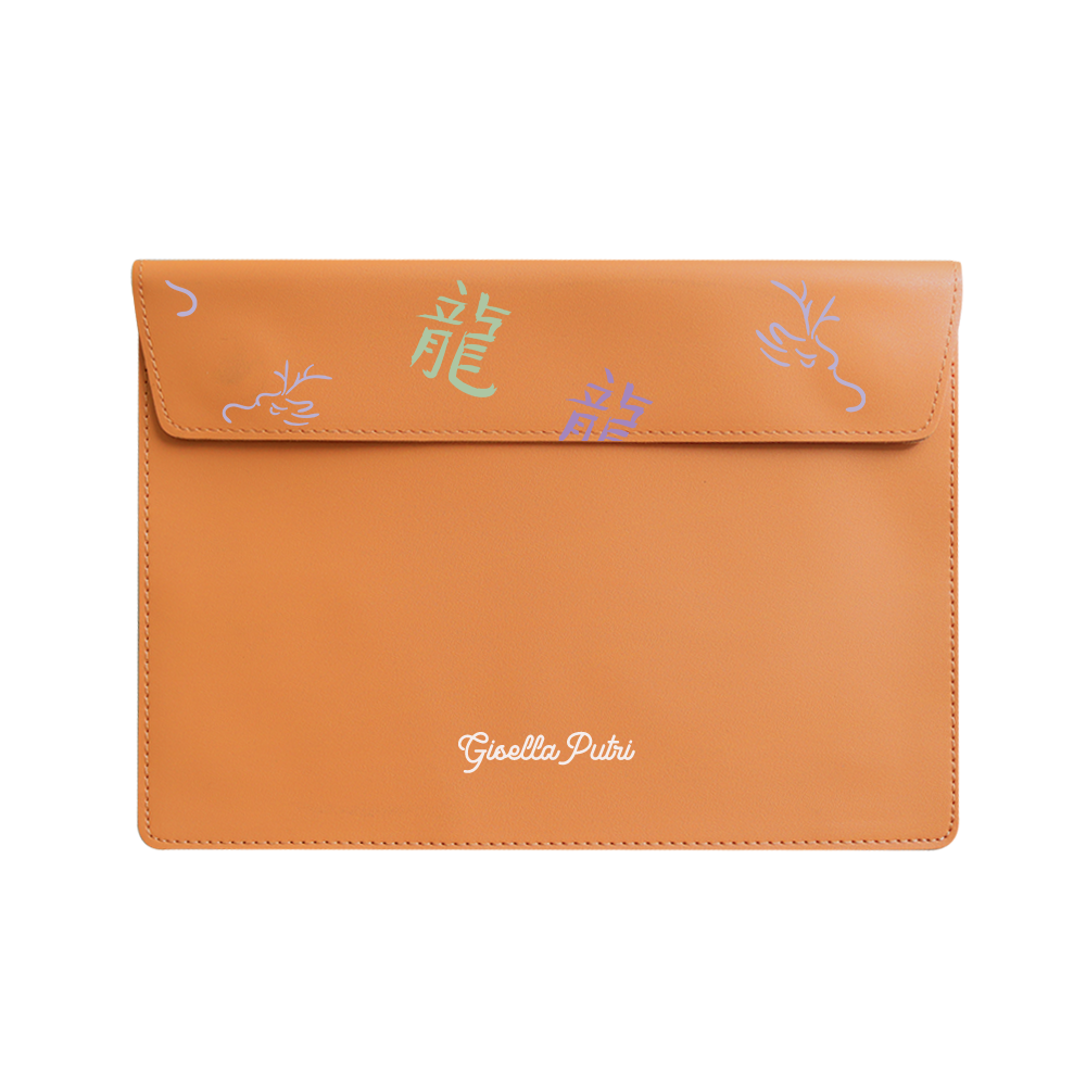 Vegan Leather Sleeve - Dragon (Chinese Zodiac / Shio)