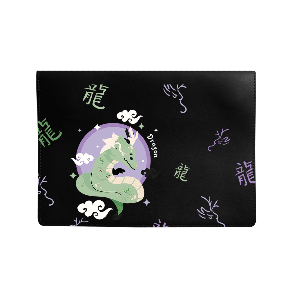 Vegan Leather Sleeve - Dragon (Chinese Zodiac / Shio)