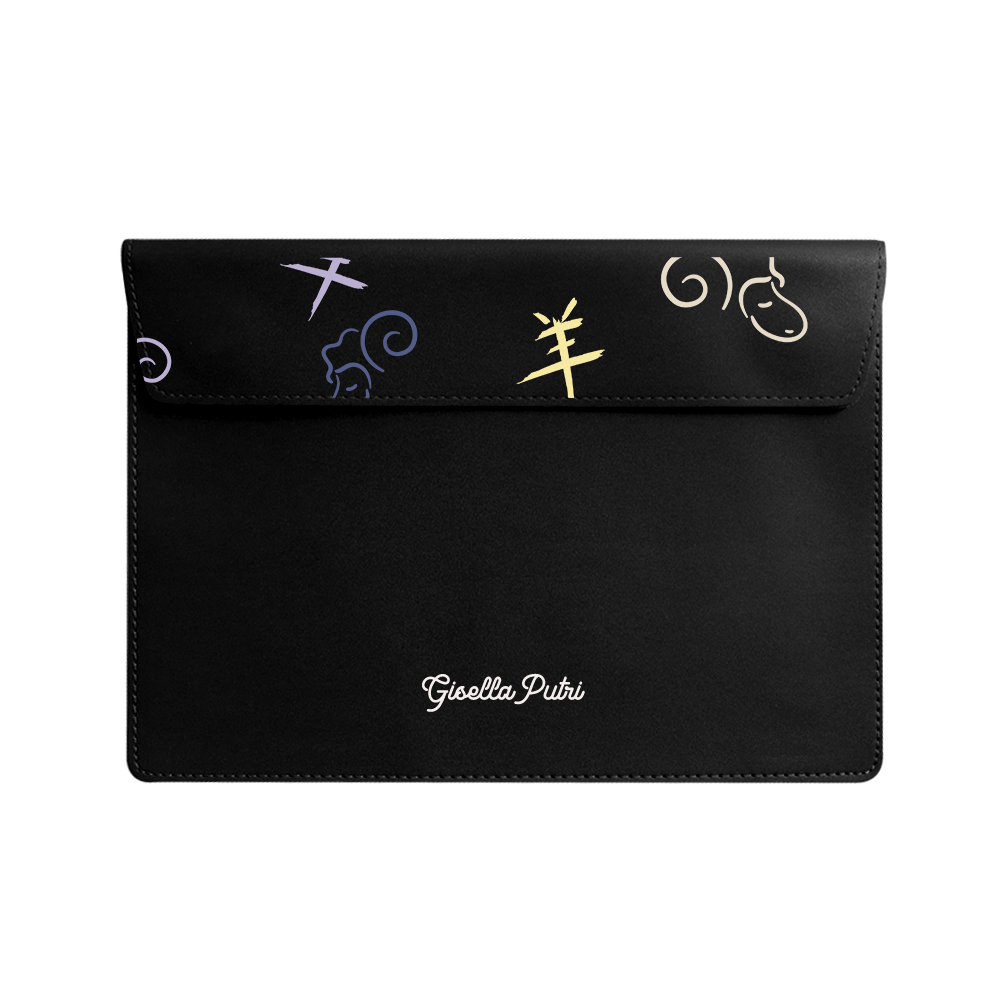 Vegan Leather Sleeve - Goat (Chinese Zodiac / Shio)