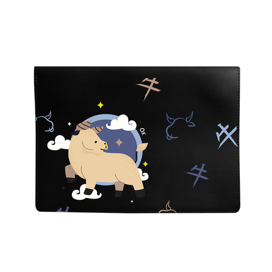 Vegan Leather Sleeve - Ox (Chinese Zodiac / Shio)