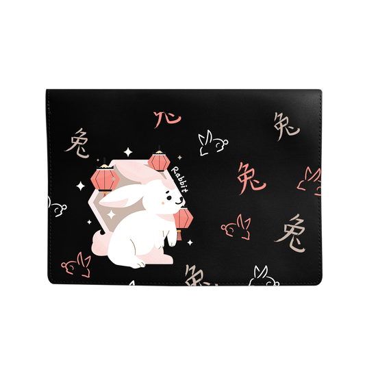 Vegan Leather Sleeve - Rabbit (Chinese Zodiac / Shio)