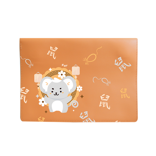 Vegan Leather Sleeve - Rat (Chinese Zodiac / Shio)