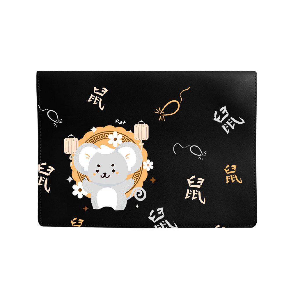 Vegan Leather Sleeve - Rat (Chinese Zodiac / Shio)