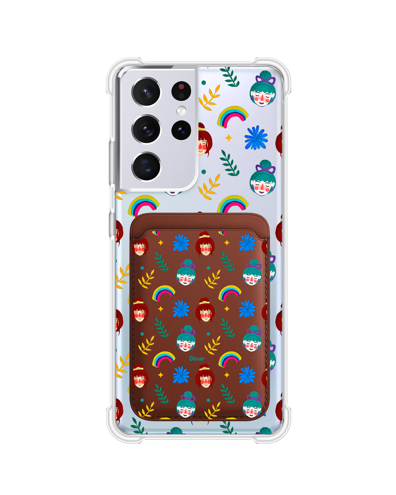 Android Magnetic Wallet Case - Unconditional Girl
