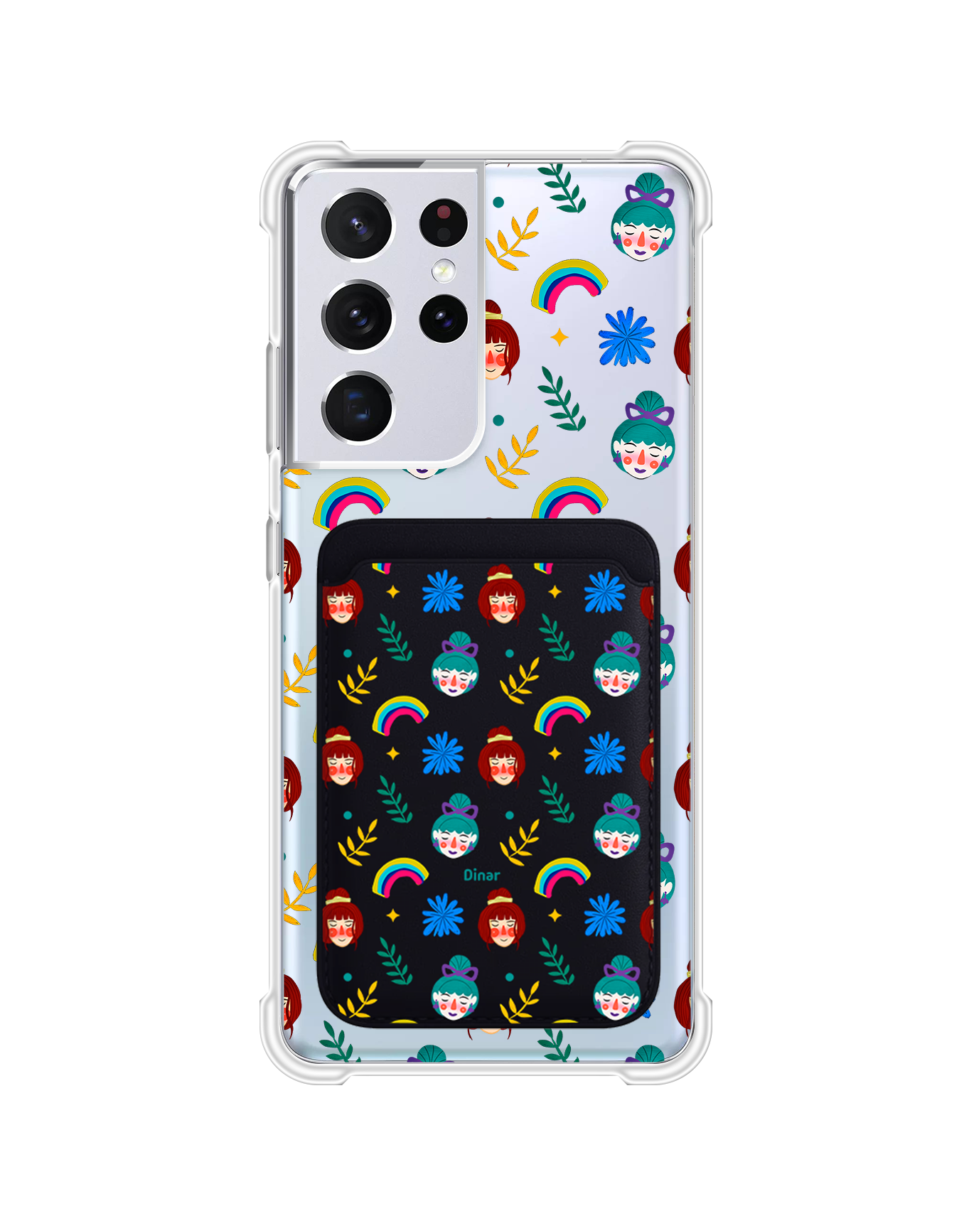 Android Magnetic Wallet Case - Unconditional Girl
