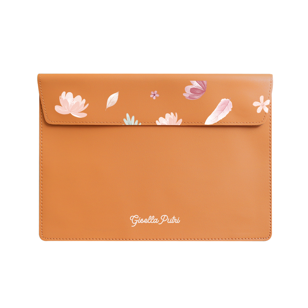 Vegan Leather Sleeve - Wild Flower