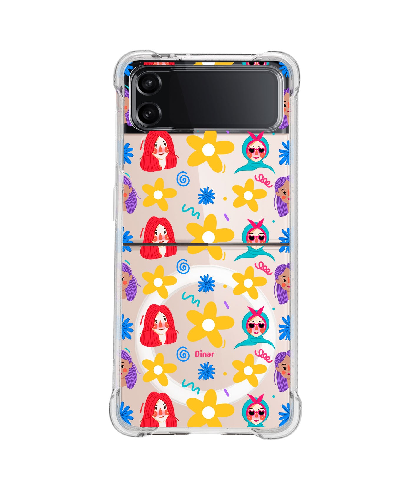 Android Flip / Fold Rearguard Hybrid - Daisy Faces