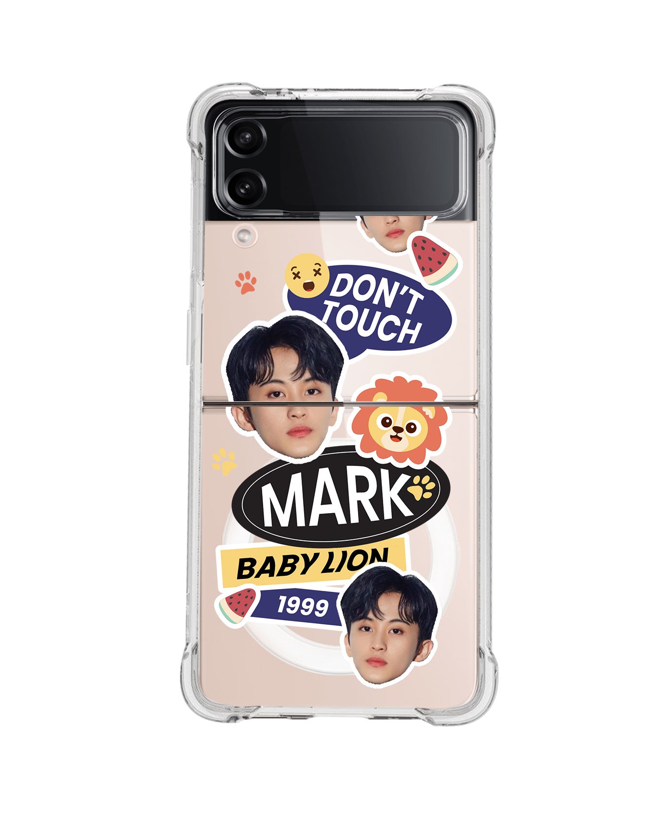 Android Flip / Fold Rearguard Hybrid - Face Grid Baby Lion