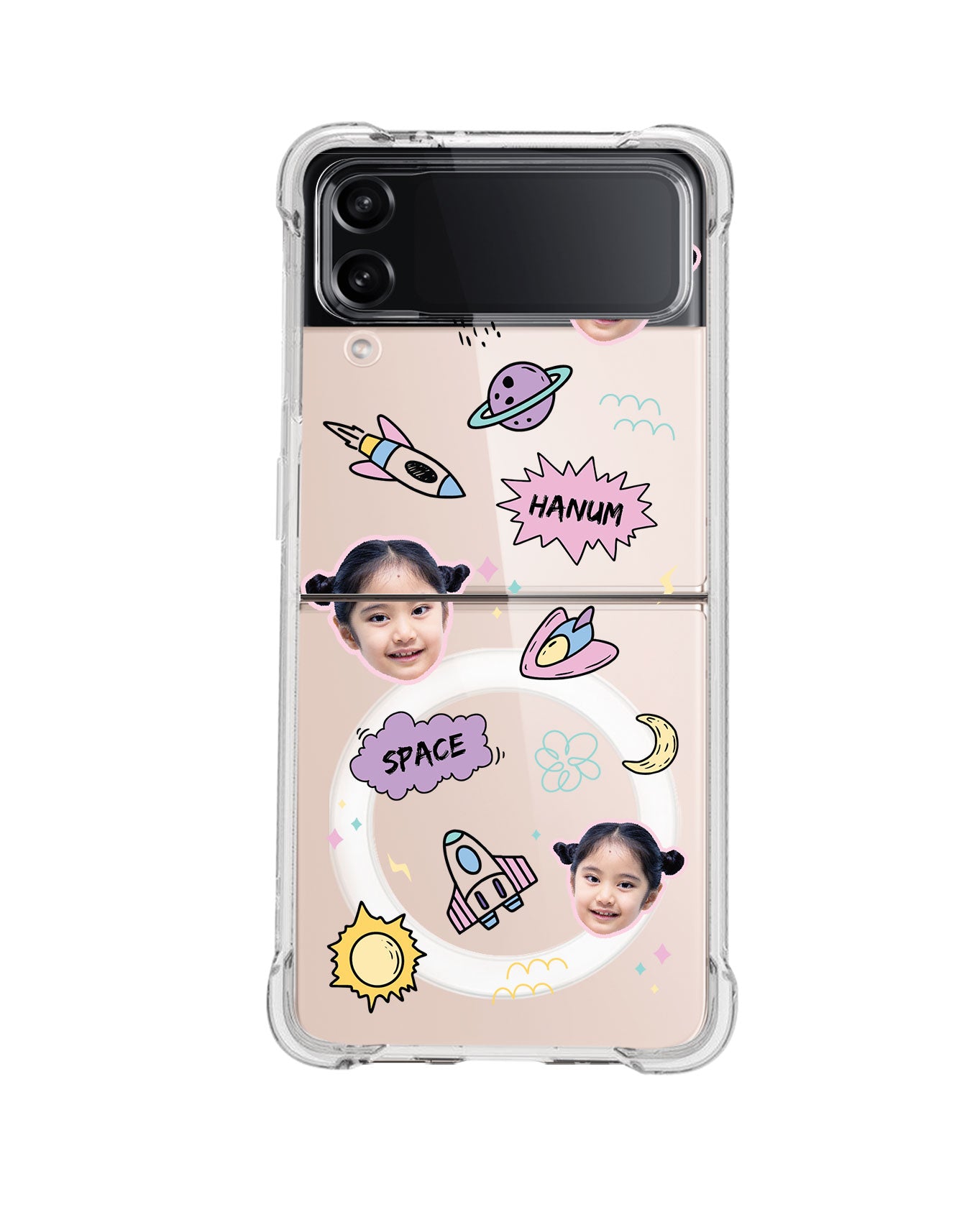 Magsafe Case - Face Grid Space