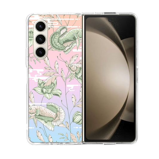 Android Flip / Fold Rearguard Holo - Fish & Floral 6.0