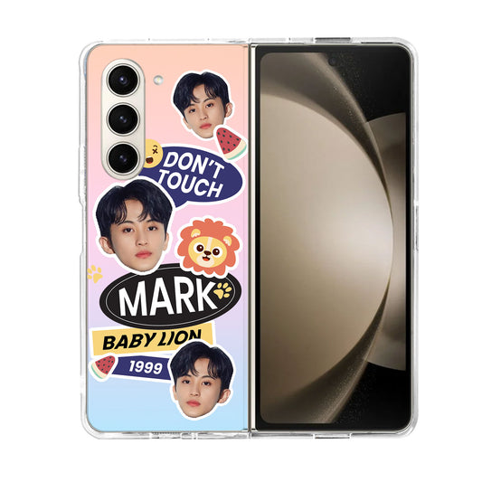 Android Flip / Fold Rearguard Holo - Face Grid Baby Lion