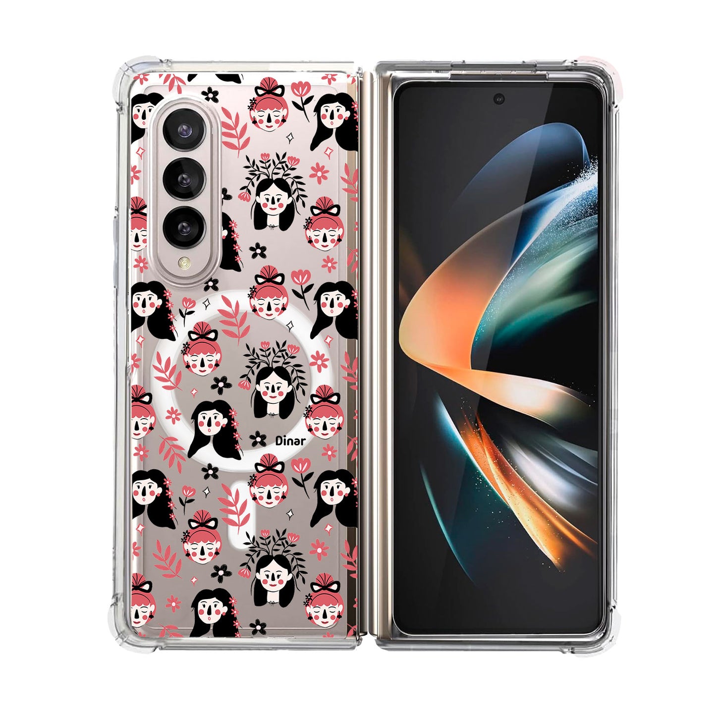 Magsafe Case - Flowery Faces